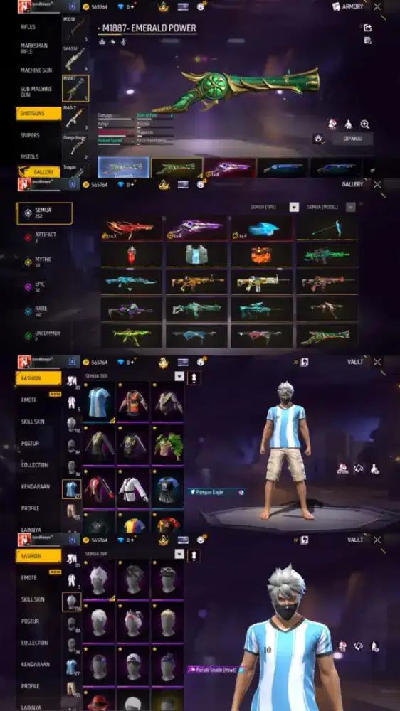 JUAL AKUN FREE FIREE AMAN TERPERCAYA YANG MINAT CHET