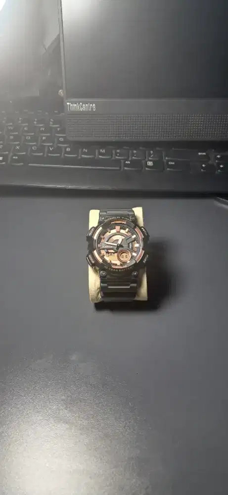 Casio AEQ-110w-1A3VD black gold