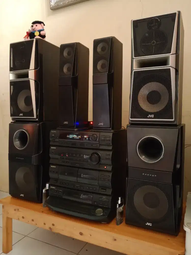 Speaker jvc plus head Sony LBT jual paketan