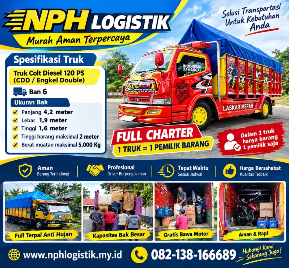 Jasa angkut sewa truk pindah rumah Surabaya