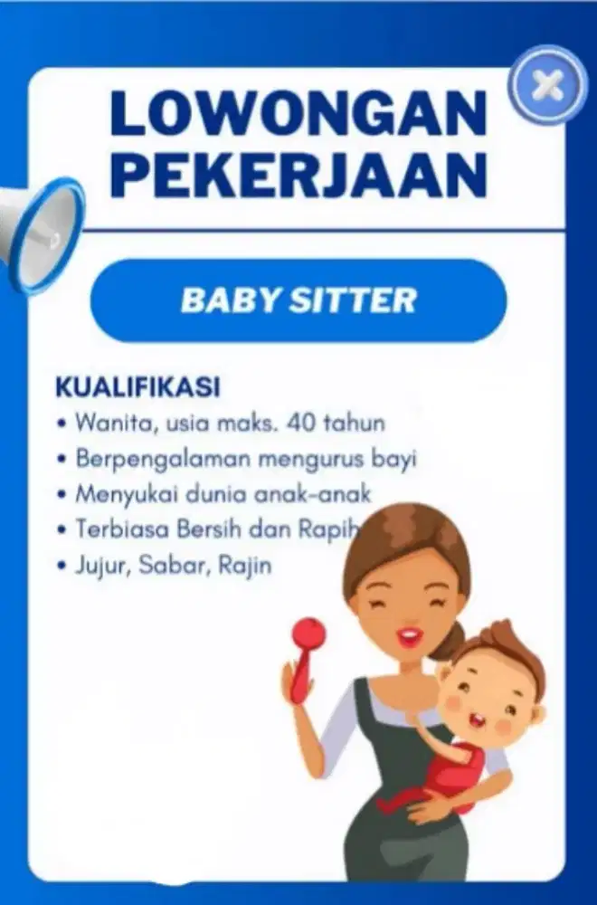 Loker momong Bayi