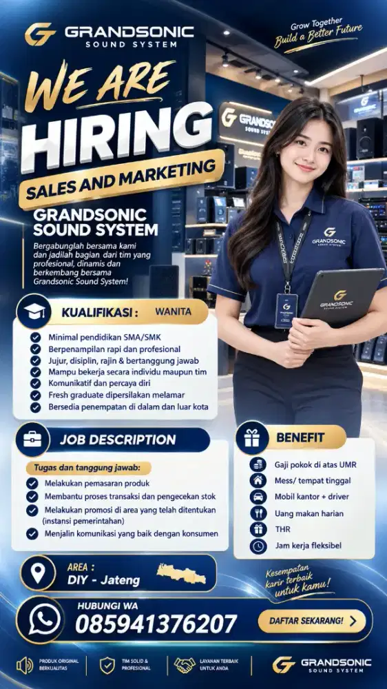 Sales and marketing