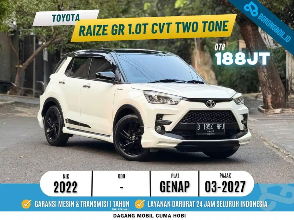 MURAH TOYOTA RAIZE GR 1.0 TURBO 2021 PUTIH ISTIMEWA LENGKAP ISTIMEWA