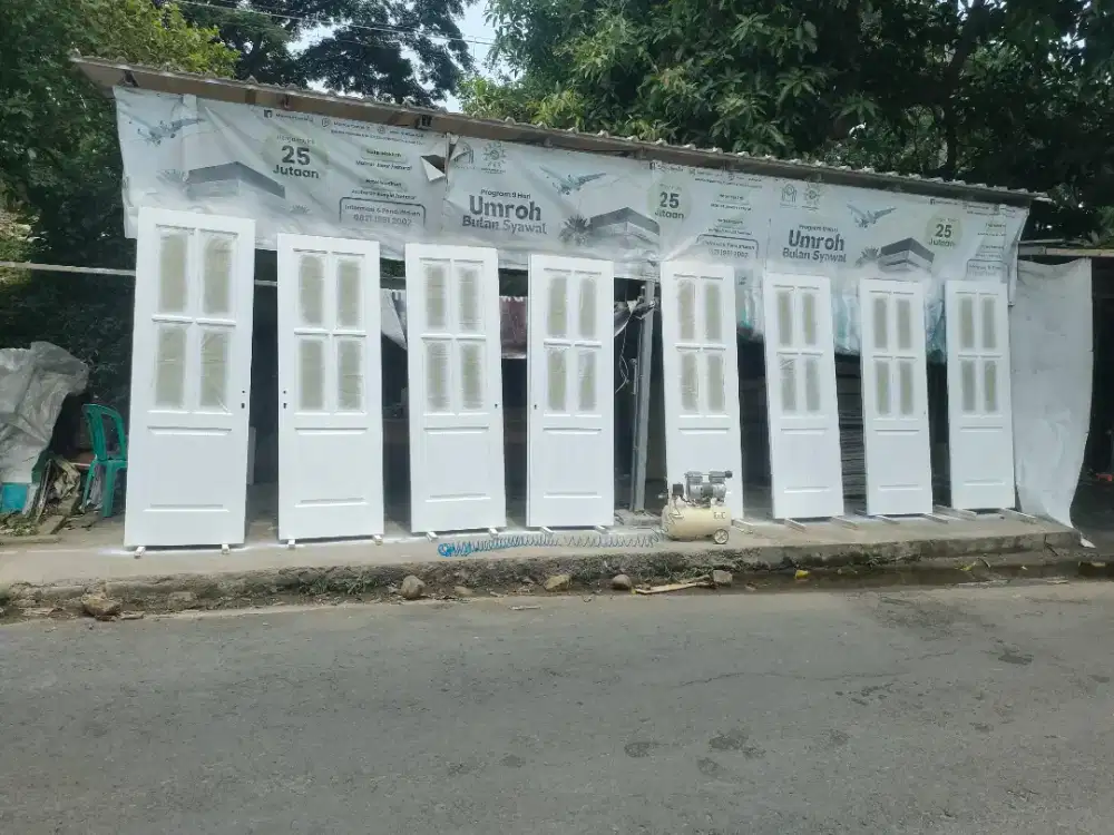 Jasa finising duco/melamine pintu jendela kusen dll