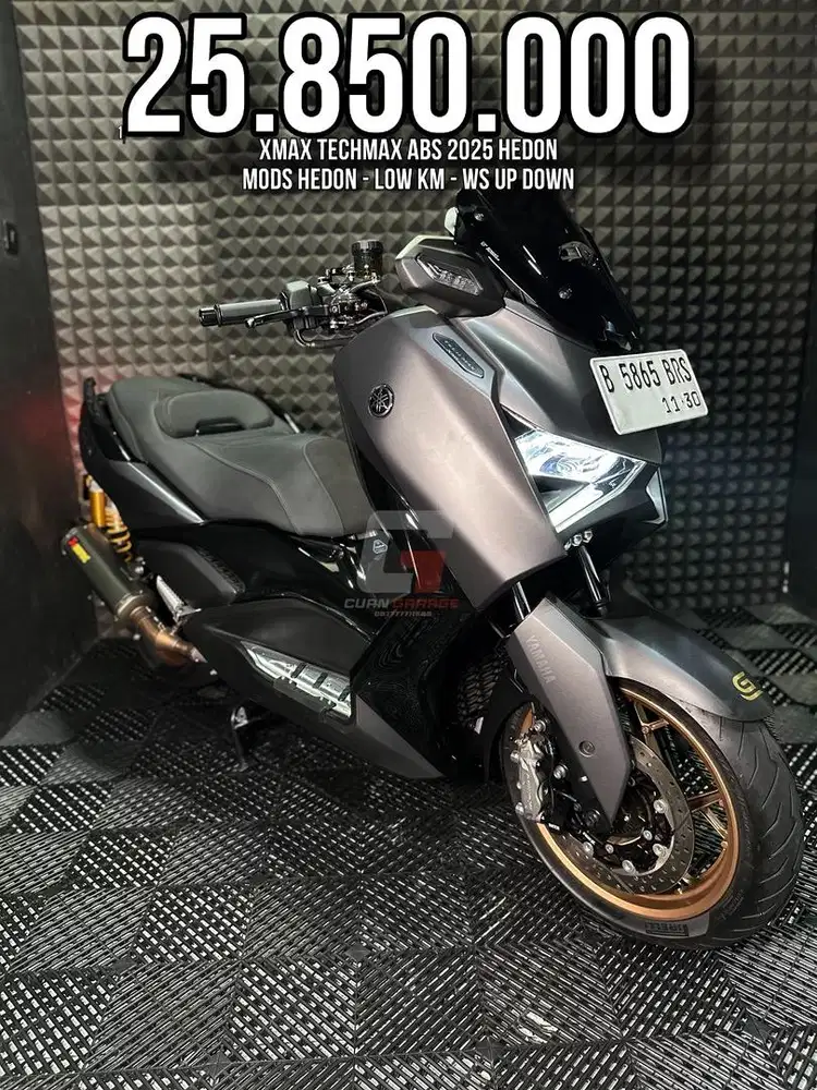 XMAX TECHMAX 250 ABS 2025 HEDON RAWATAN SUPERB UNIT LIKE NEW BRO