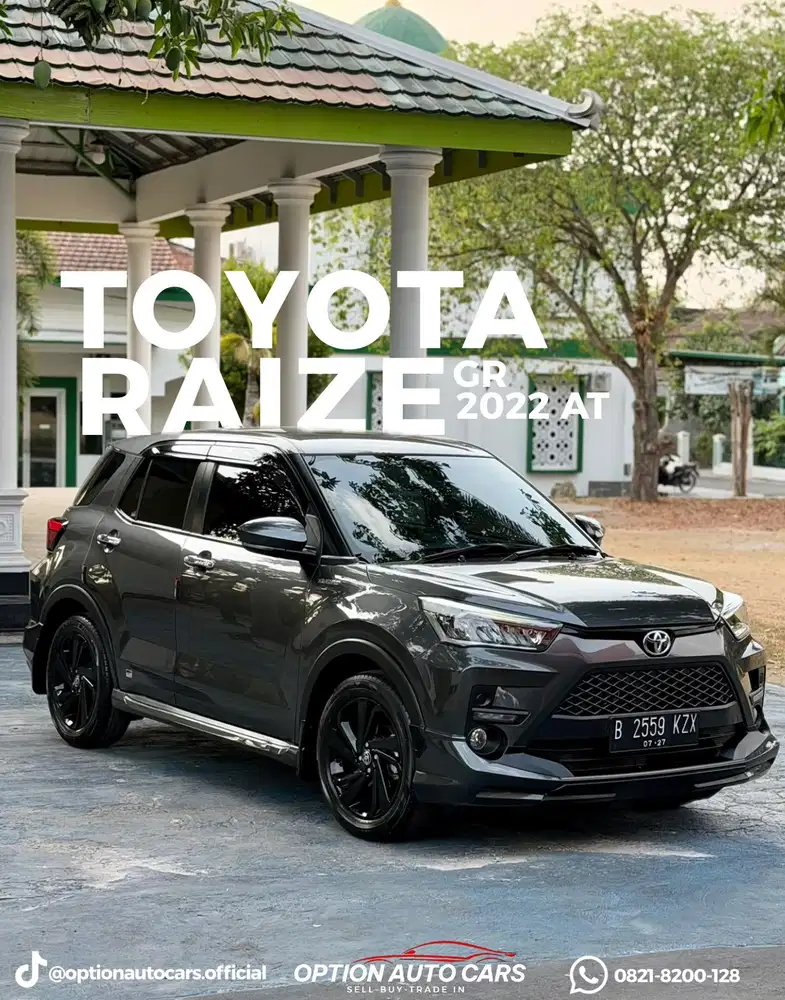 (DP 35jt) Raize 1.0 GR Sport 2022 Automatic Low KM OriginaL!