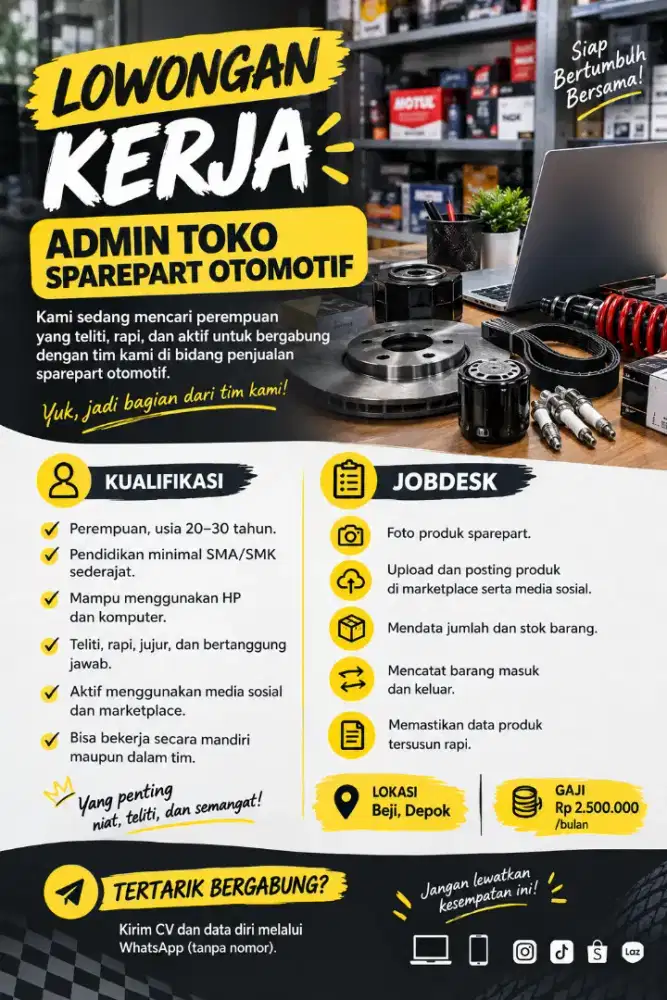 Admin Toko Otomotif
