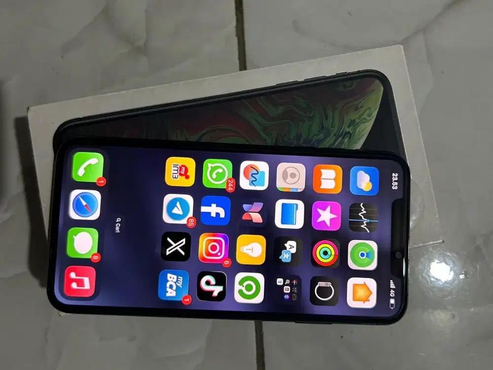 iphone Xs max 256GB  sinyal regrist kemen