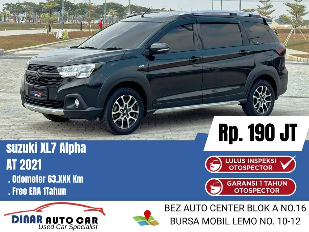 (27Jt) Suzuki XL7 Alpha 2021 Matic Km 63Rb Garansi 1Th *Dinar Auto*