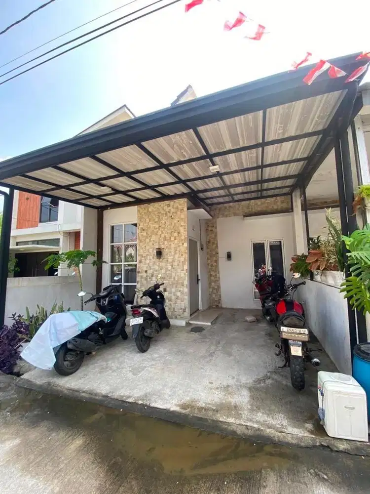 DISEWAKAN RUMAH CLUSTER MINIMALIS MODERN SIAP HUNI DI KHR 4