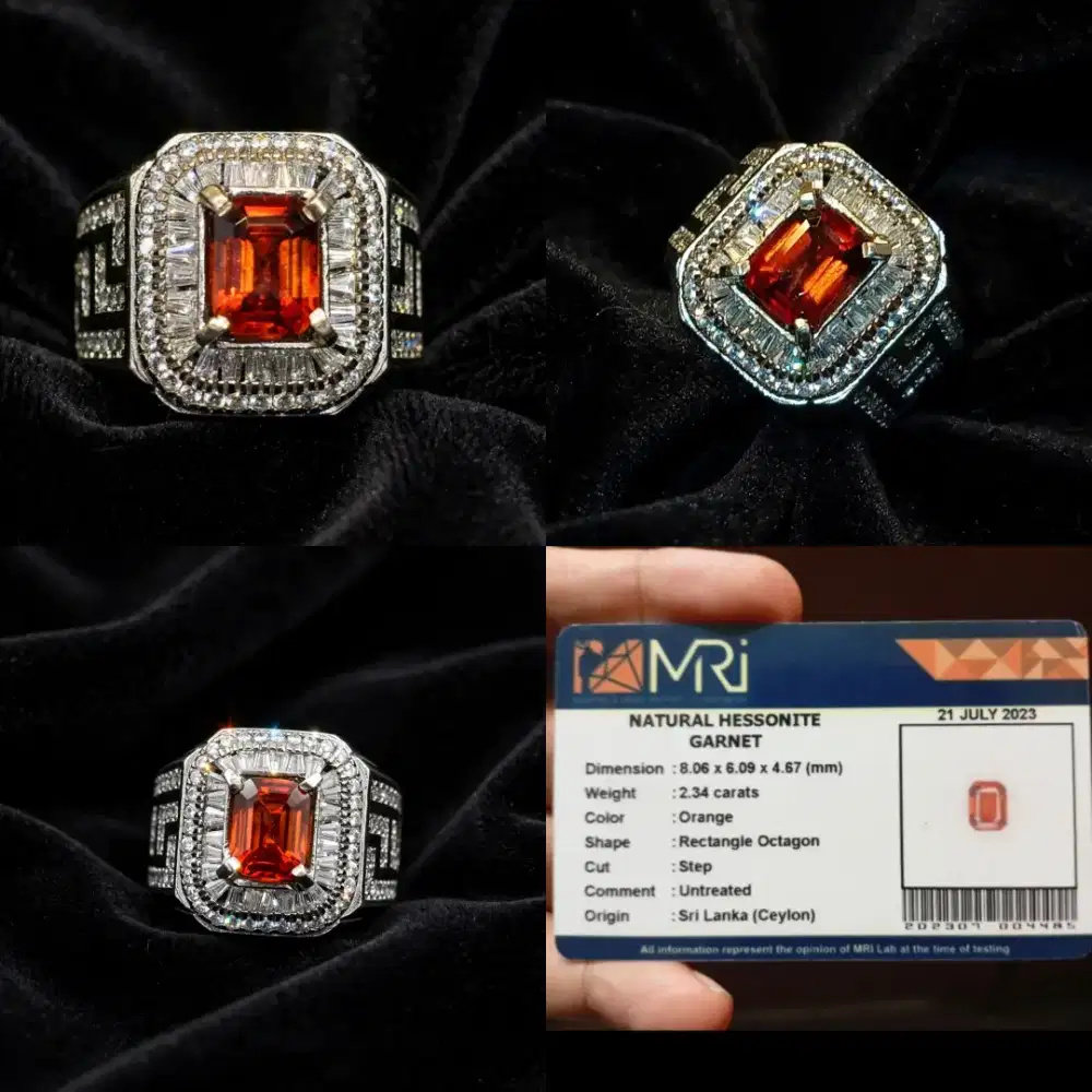 Natural Hessonite Garnet Sri Lanka 2.34 ct