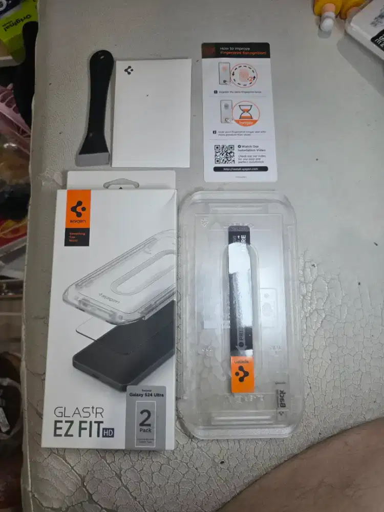 Tg spigen samsung s24 ultra sisa 1...baru ya,nett aja