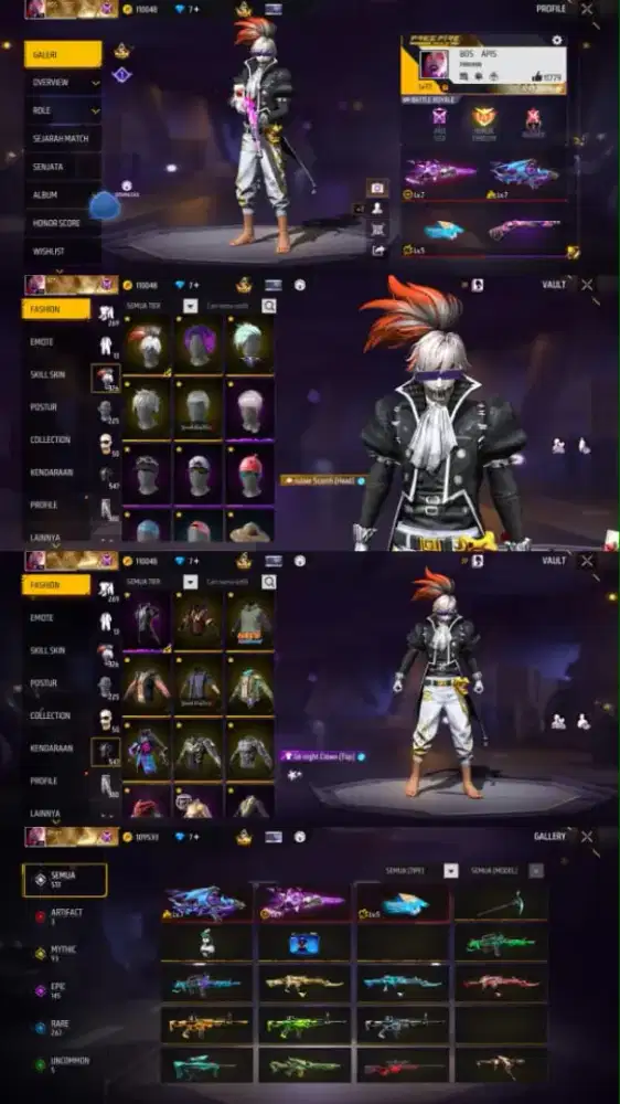 Menjual berbagai akun game