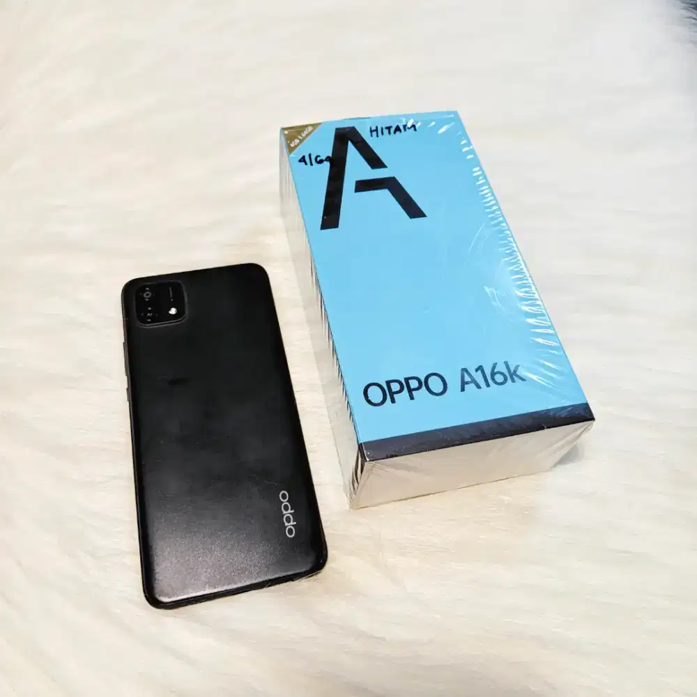 Oppo A16k 4/64 Gb Murah Fullset