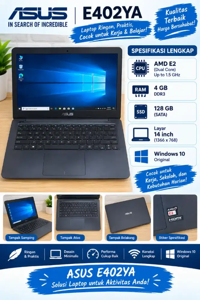 Laptop asus e402ya