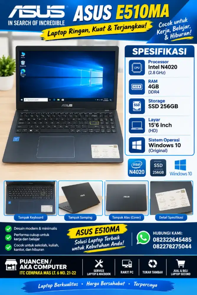 Asus E510MA 15 inch