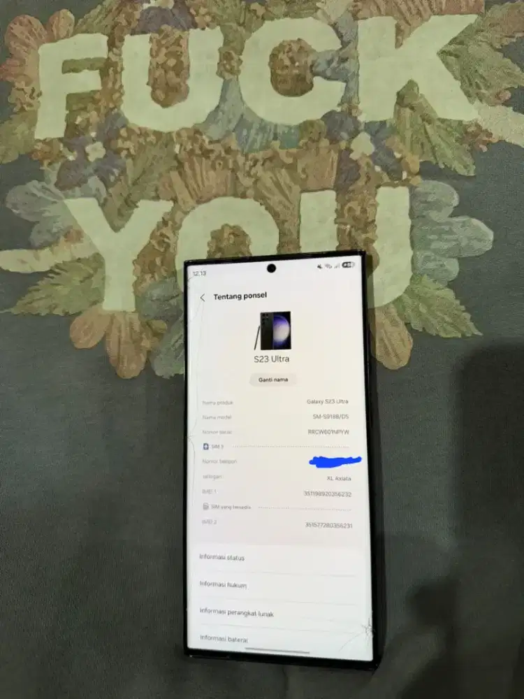 Samsung s23 Ultra Sein Indo