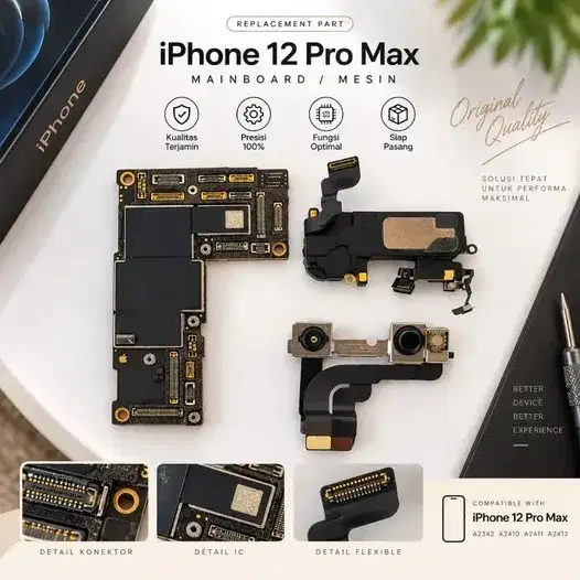 Mesin 12 Pro Max + Face ID 128 GB