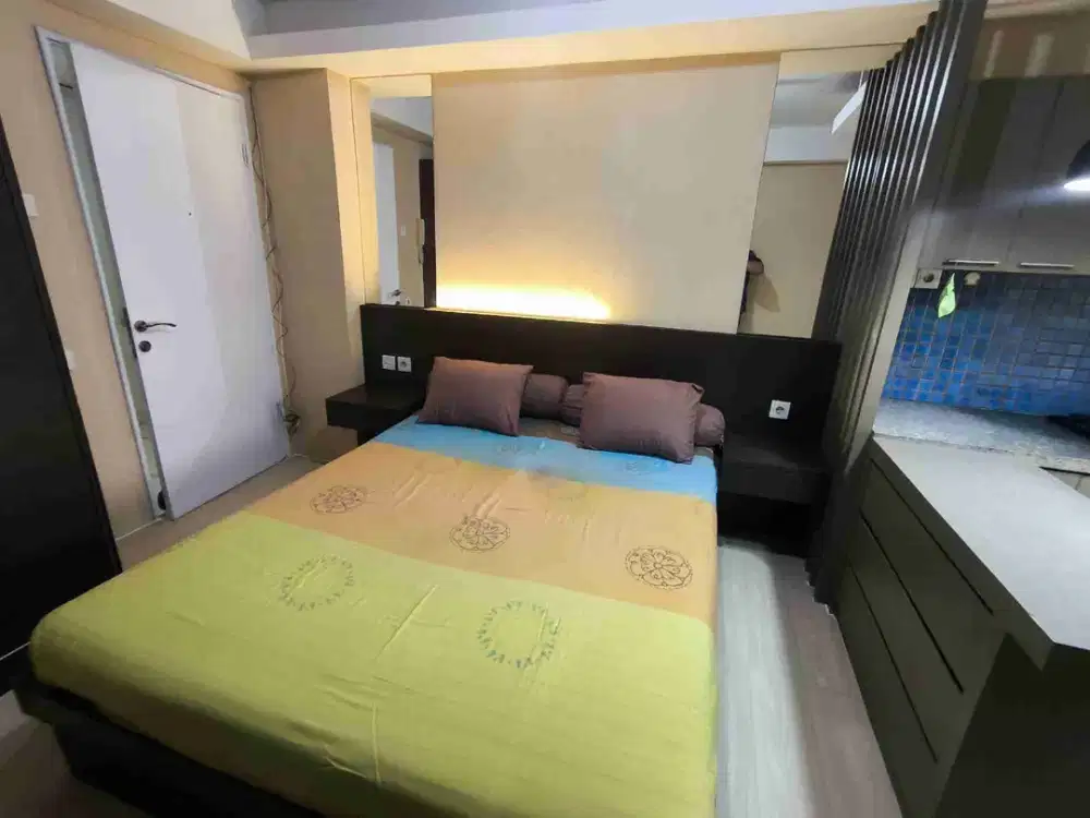 di jual apart green palace STUDIO kalibata city  full furnished cakep shm