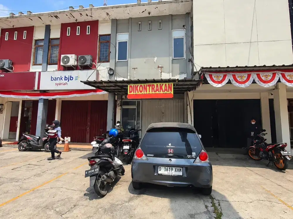 Disewakan Ruko Mainroad A.H. Nasution Sukamiskin Ujung Berung, Bekas Kantor Bank