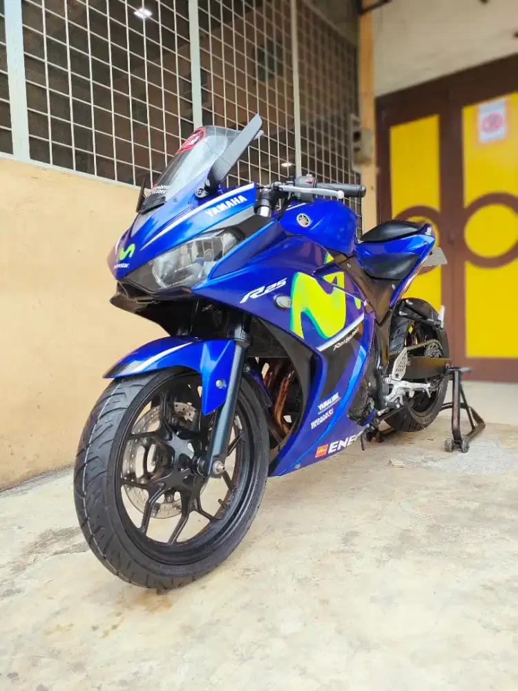 Yamaha R25 / YZF R 25 2017, Blue Premium Movistar, Unit Mulus Terawat.