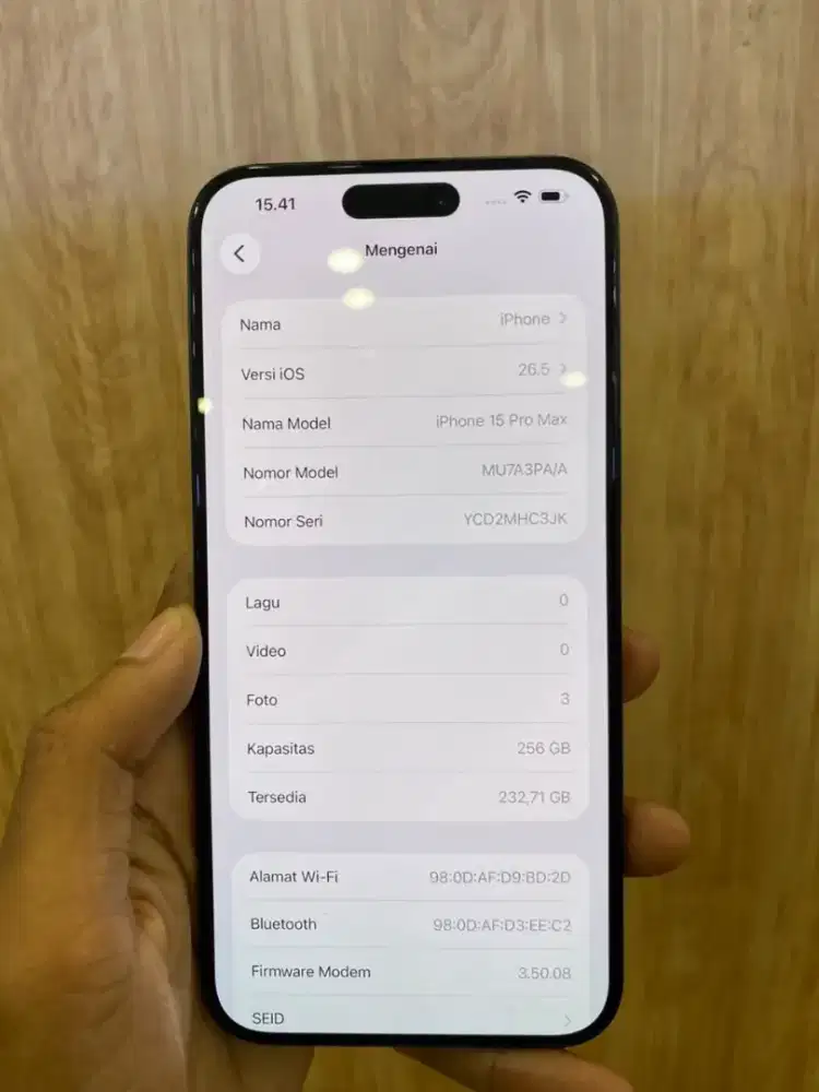 iPhone 15 Promax 256 GB (IBOX)