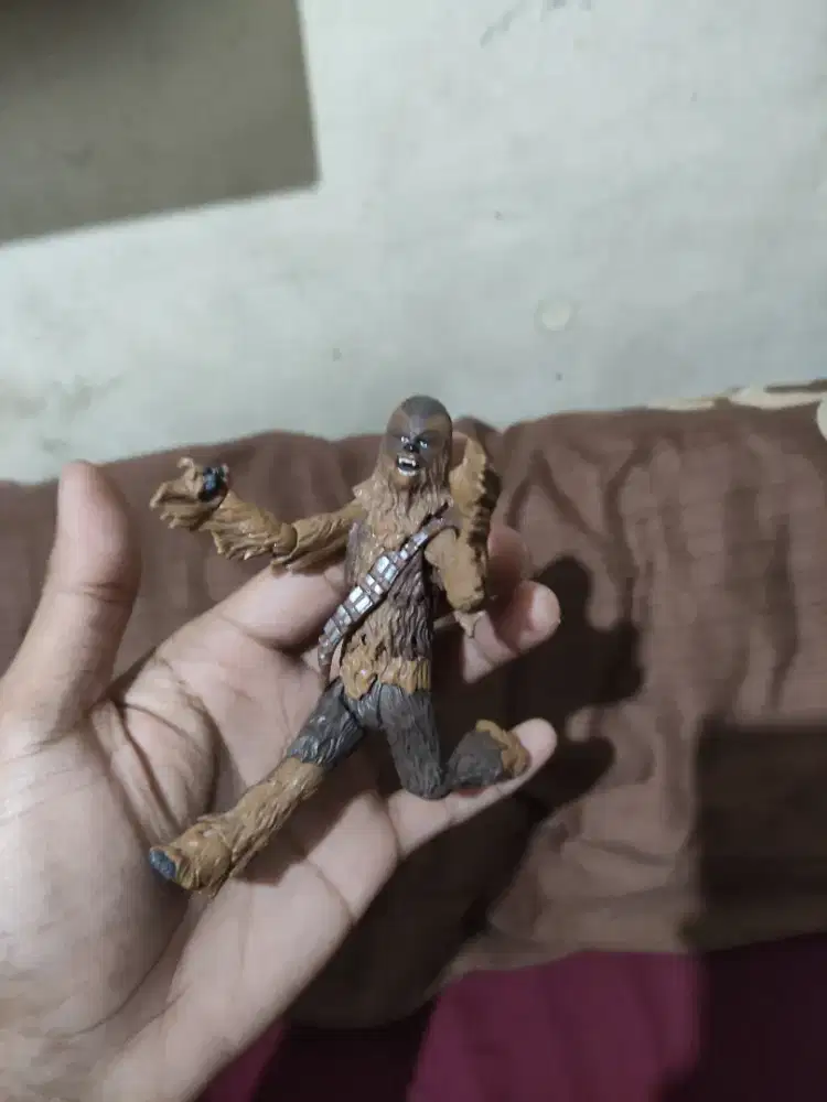 Star Wars Yoda Mashers Figure dan Star Wars Black Edition Chewbacca