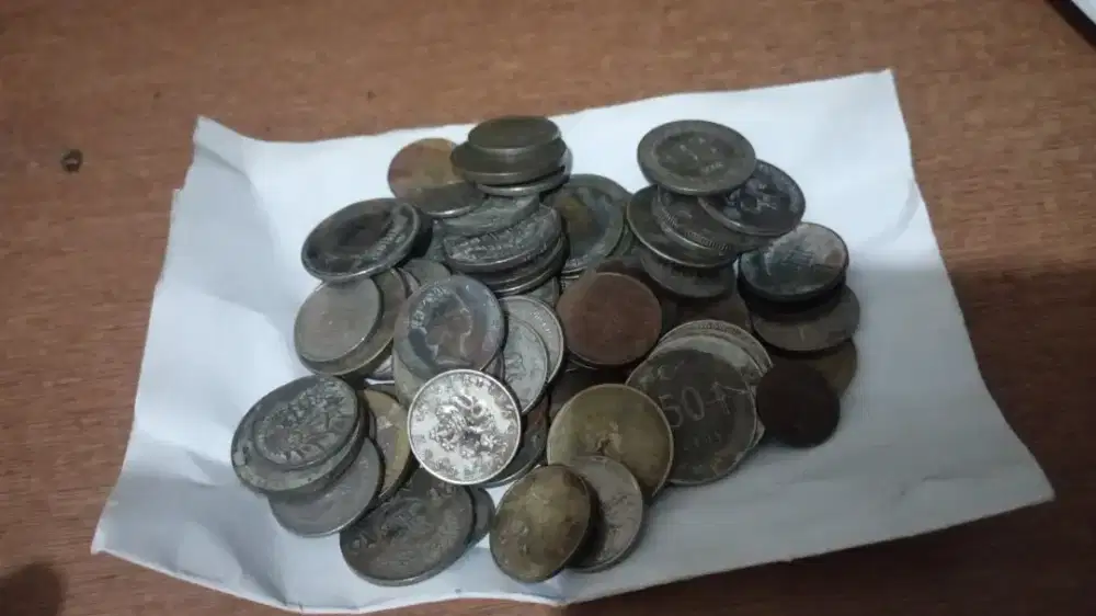 Borongan koin jadul luar dan dalam negri