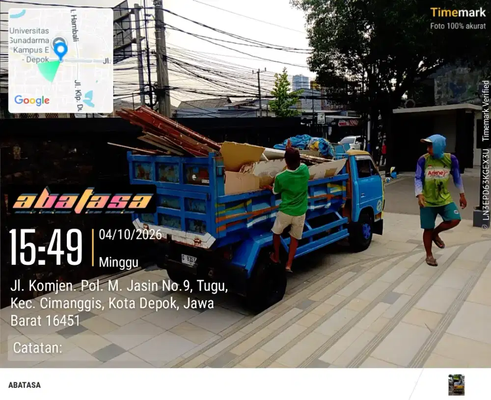 Buang puing depok