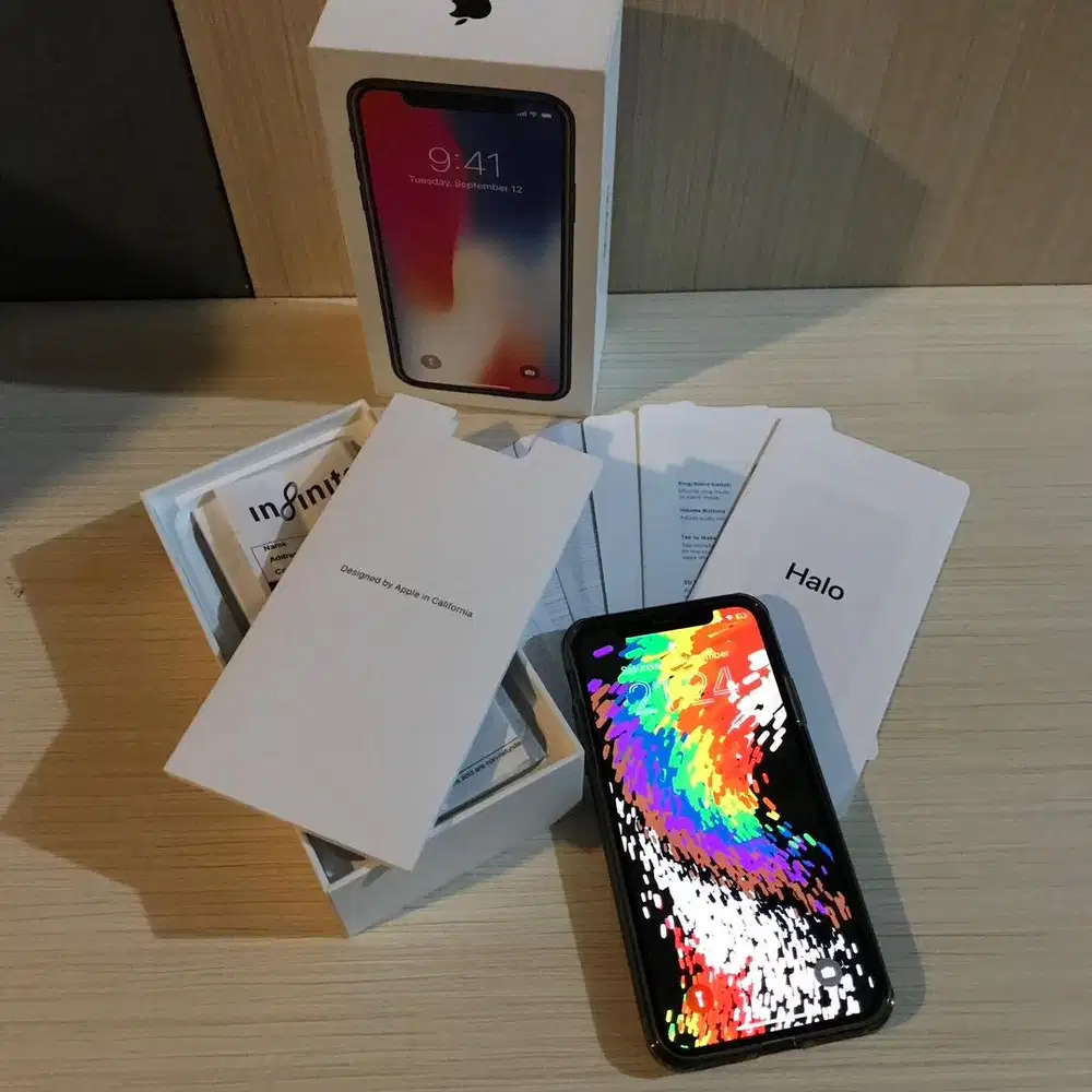 Iphone X ibox PA/A Fullset Original semua
