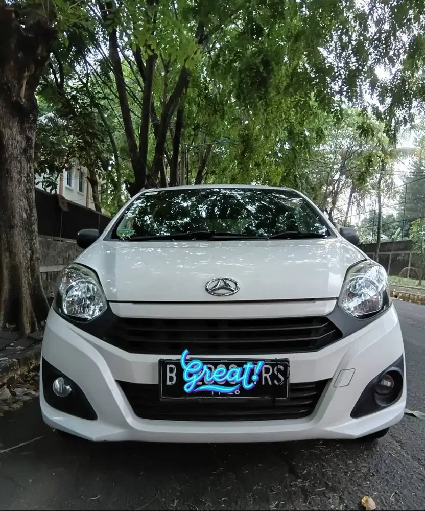 Daihatsu Ayla D 2021 Manual Putih Kilometer 58 Rb
