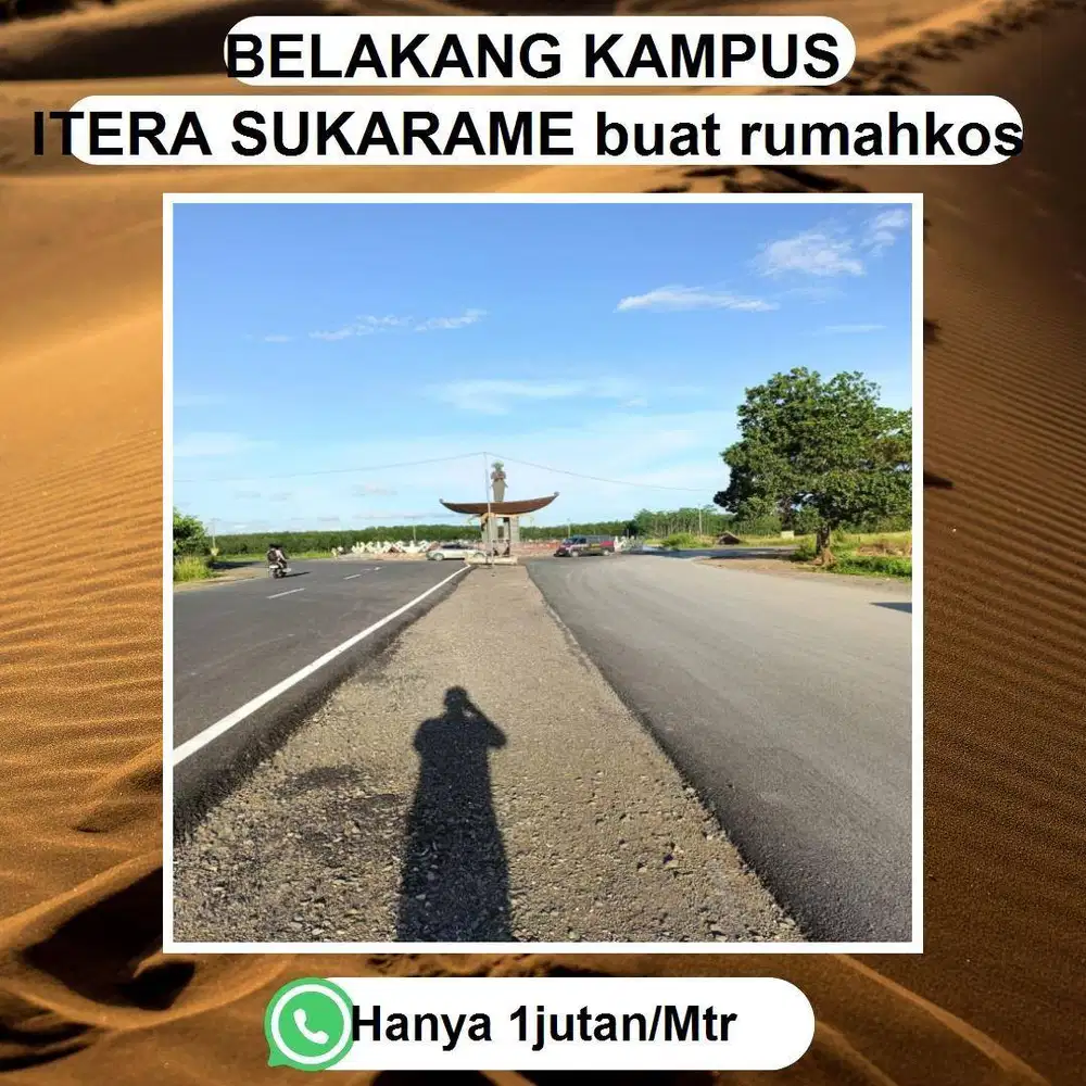 KAVLING PREMIUM BELAKANG KAMPUS ITERA