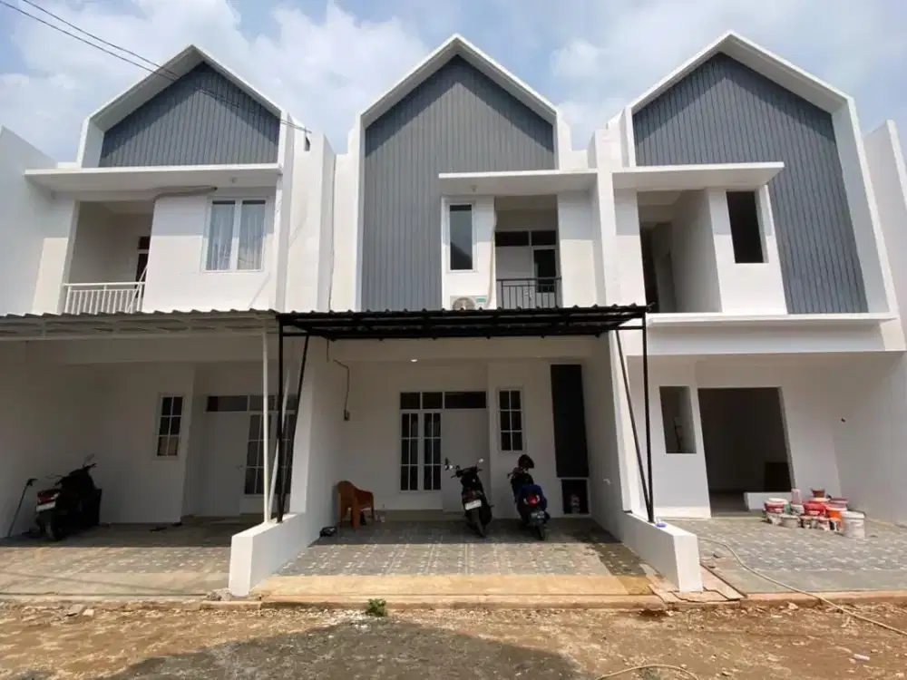 rumah 2 lantai 5 menit ke pintu tol jatiasih, promo free biaya