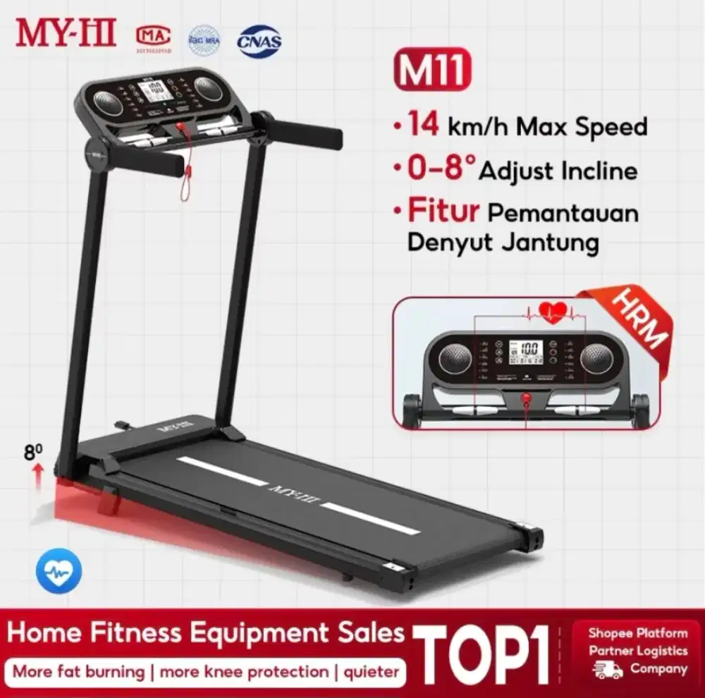 JUAL TREADMILL BEKAS MERK MY-HI TIPE M11