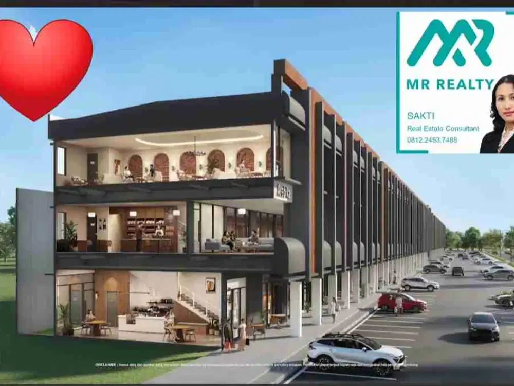 Ruko Baru Summarecon Bandung  jual cepat Strategis 17 unit pertama bonus 300 juta
