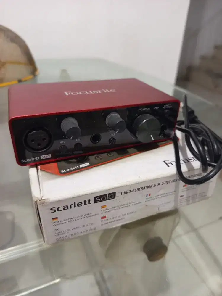 Focusrite Scarlett Solo 3rd Generation (output only)