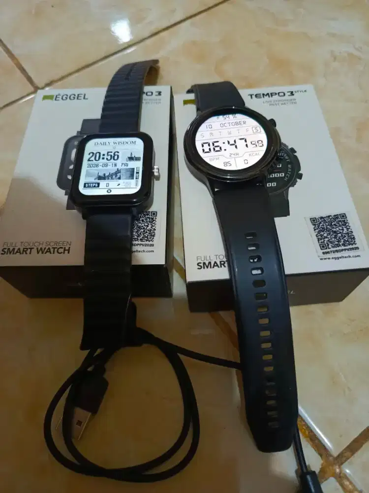 Buu 1 get 1 smartwatch Eggel Tempo 3 & Tempo 3 Style lengkao
