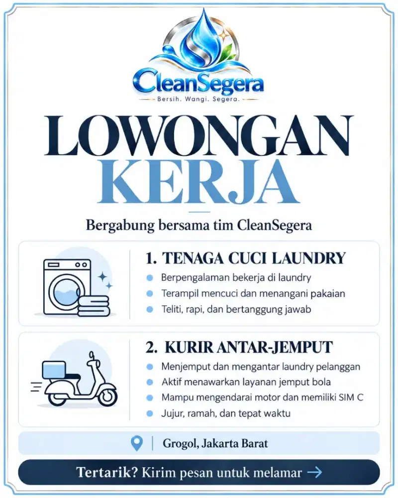 Dibutuhkan yang berpengalaman