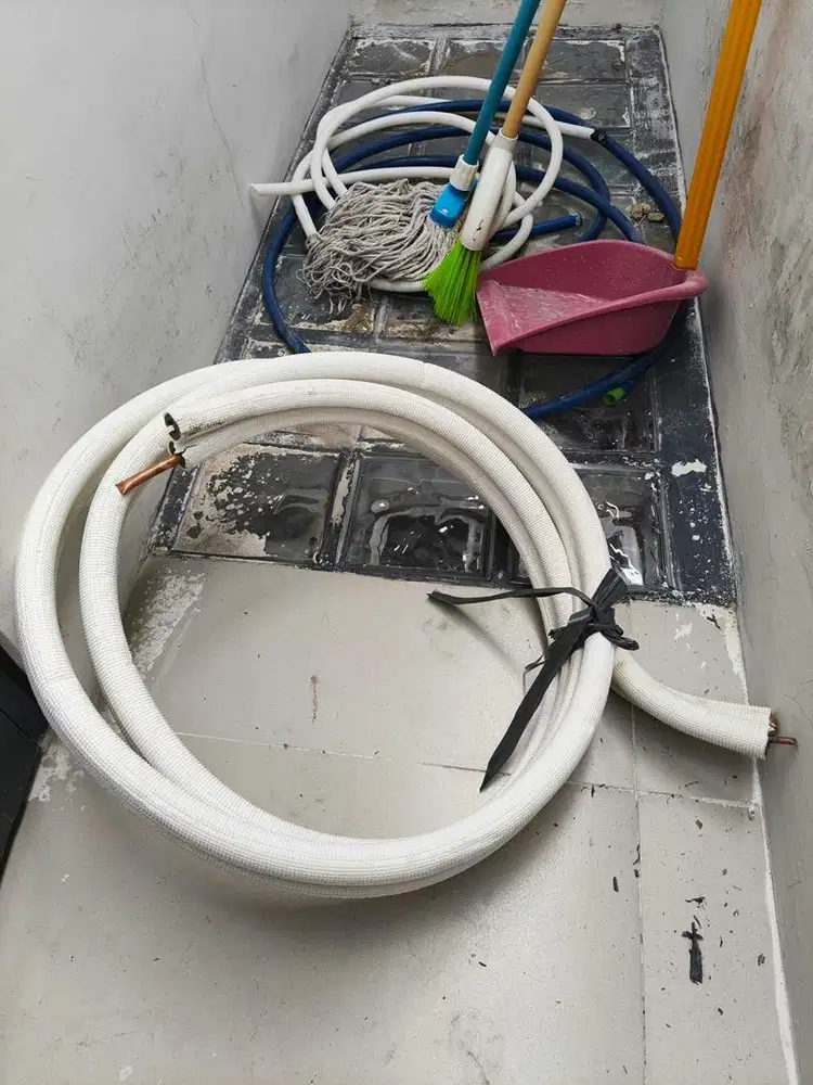 Pipa AC Tebal 3 meter 0,5 mm Baru Pakai 5 Bulan Mulus