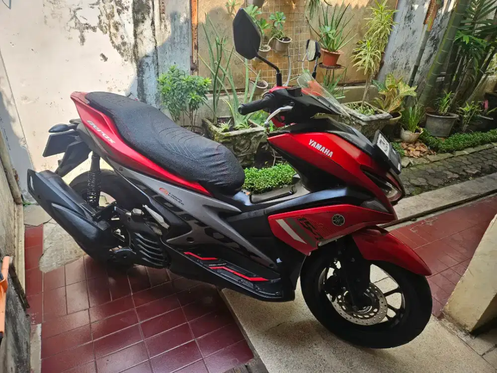 Yamaha Aerox 155 Merah 2018 Full orisinil.