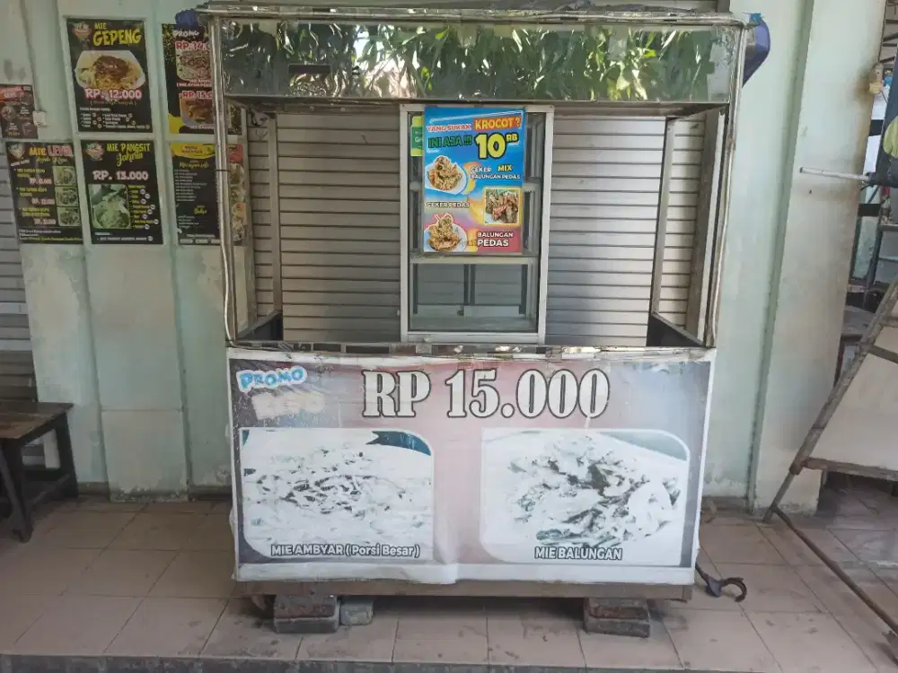 Dijual Perlengkapan Warung/Depot