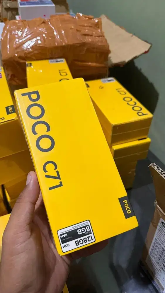 New poco c71 ram4/128 garansi resmi 1 tahun