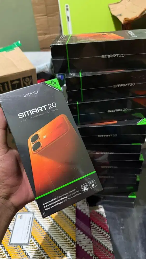 New infinix smrt 20 ram4/64 garansi resmi 1 tahun