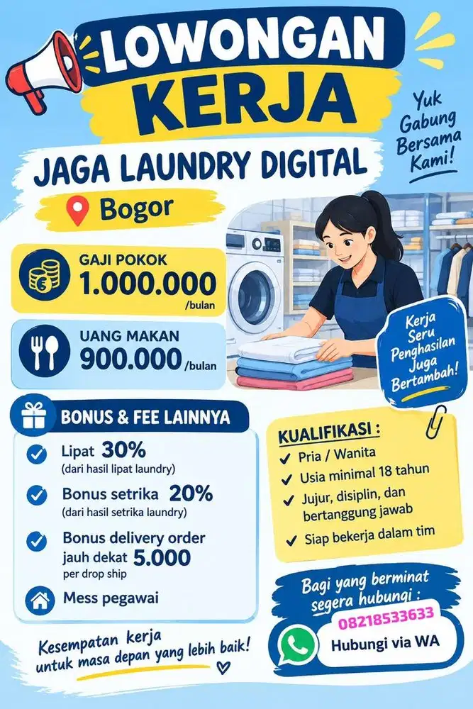 Lowongan Kerja bagi pria dan wanita