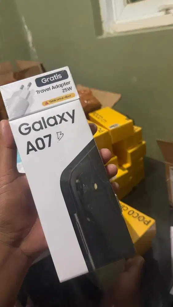 New samsung galxy A07ram6/128 garansi resmi 1 tahun