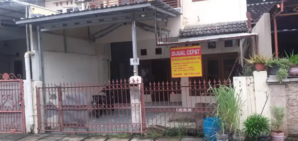 Rumah Bebas Banjir 2 Lantai 5 KT, SHM+IMB, Komplek SETNEG Koja