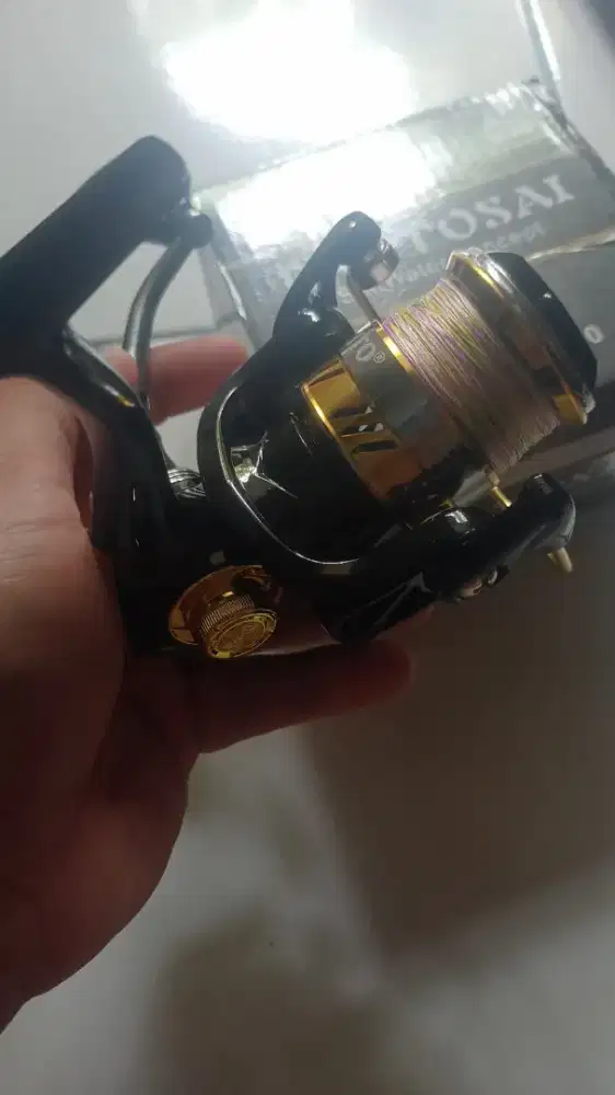 Jual Reel pancing battosai 1000 msh mulus baru