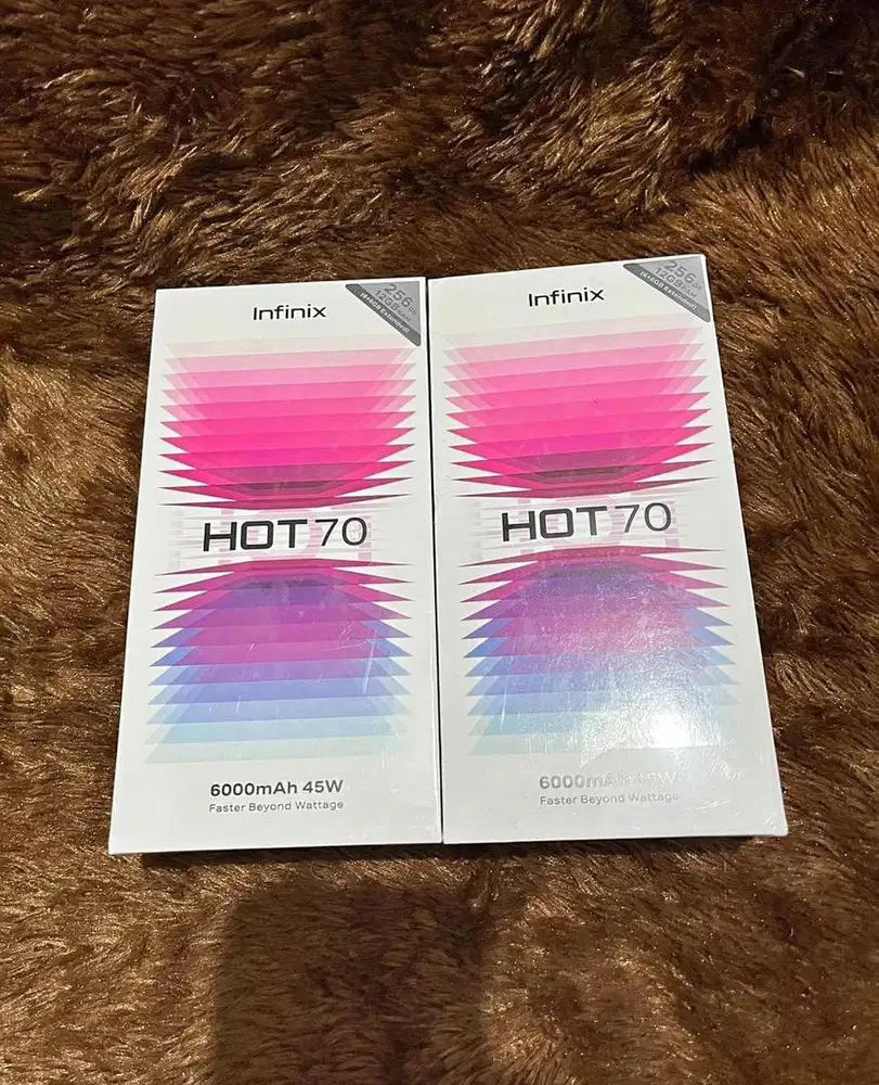 New infinix hot 70 tam6/256 garansi resmi 1 tahun