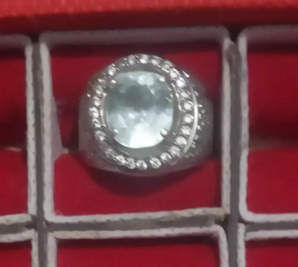 Jual batu cincin permata Aquamarine