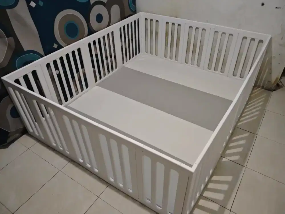 Pagar Bayi Lipat Multifungsi Pagar Bayi Premium Ukuran 150 x 180 cm
